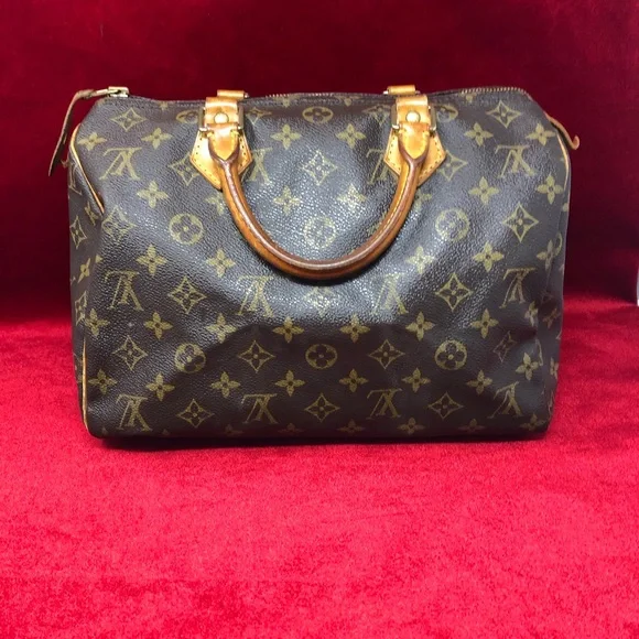 Authentic Louis Vuitton tote bag speedy 30 - Picture 11 of 16